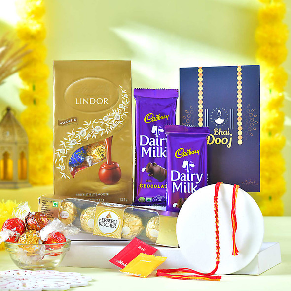 Bhaidooj Raksha Sutra with Delicious Chocolates