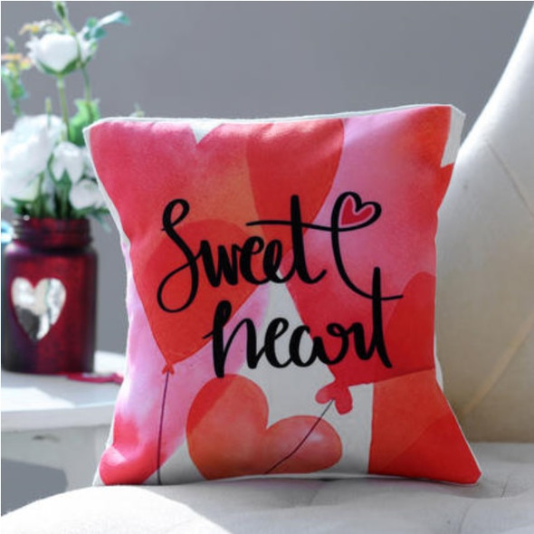 Buy Sweet Heart Personalized Cushion Online to Australia