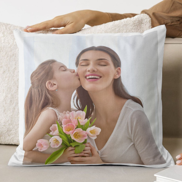 Love Memories Personalized Photo Cushion
