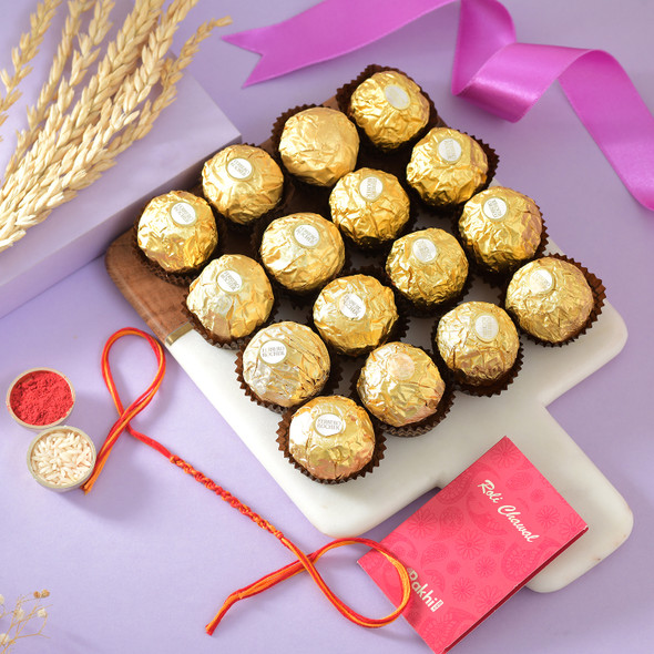 Bhaidooj Kalava With Ferrero Rocher