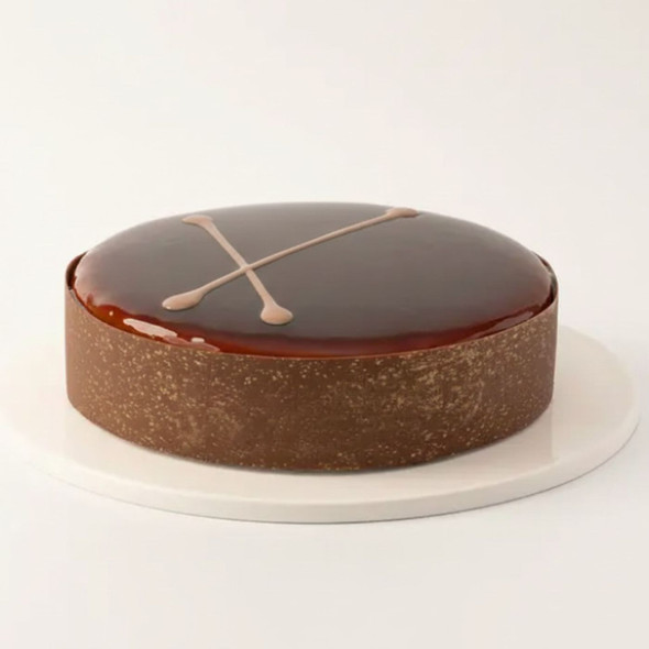 Caramel Glaze Mud Cake Delight