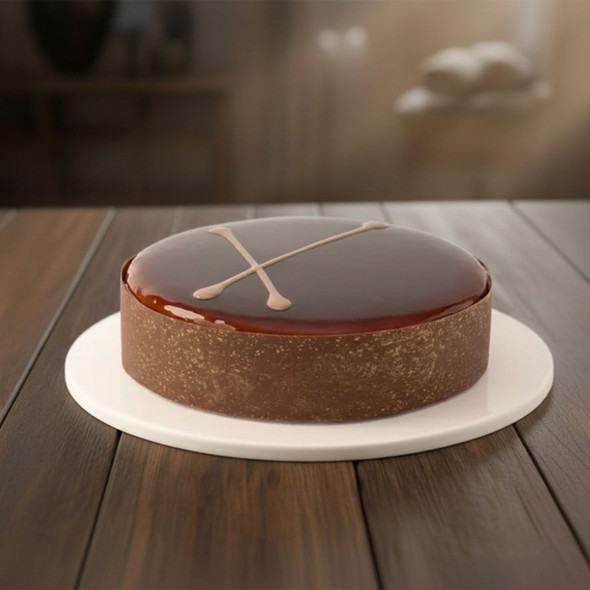 Caramel Glaze Mud Cake Delight