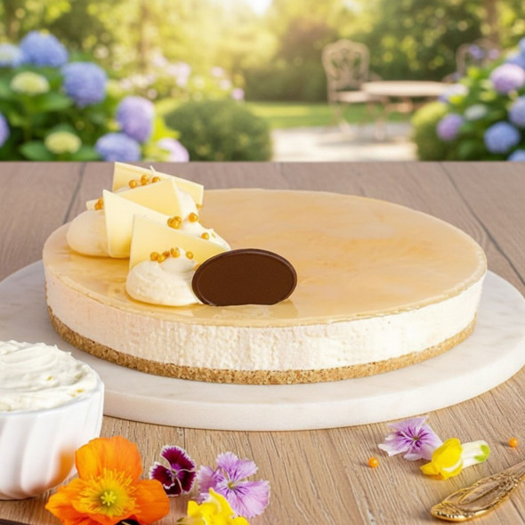 French Glaze Vanilla Cake