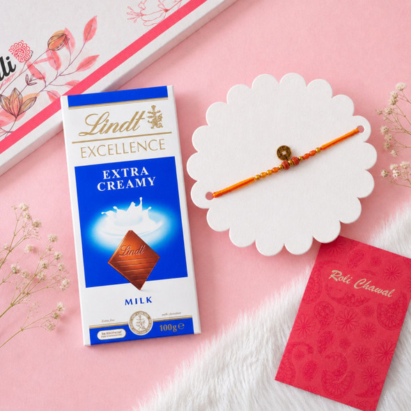 Lucky Charm Rakhi With Lindt