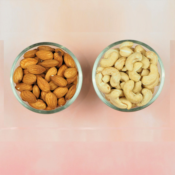 Almonds 100gm and Cashew 100gm - For UAE