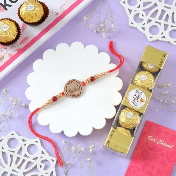 Bhaiya Rakhi With Ferrero Rocher