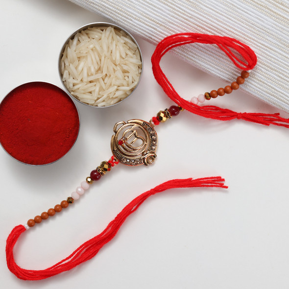 Punjabi Style Ik Onkar Rakhi - For UAE