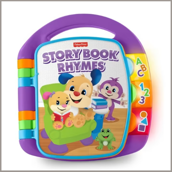 Laugh & Learn Storybook Rhymes for Kids -Fisher-Price (6-36 Months Kids)