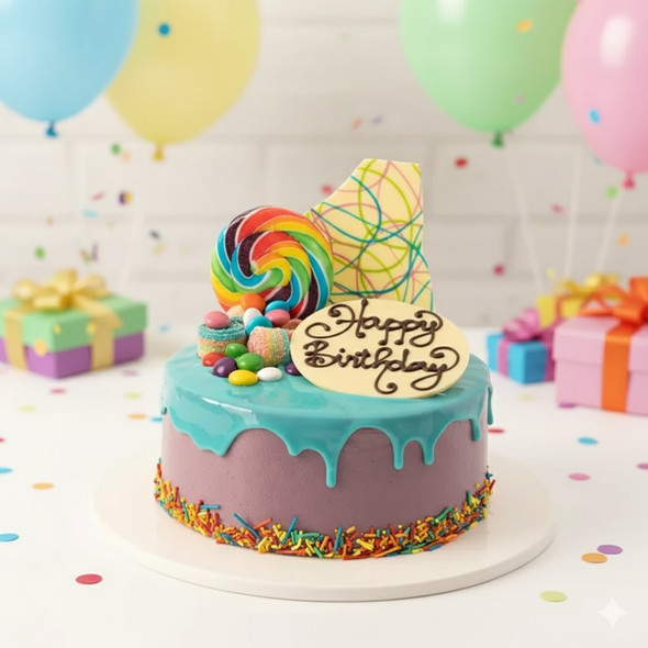 Candyland Birthday Cake