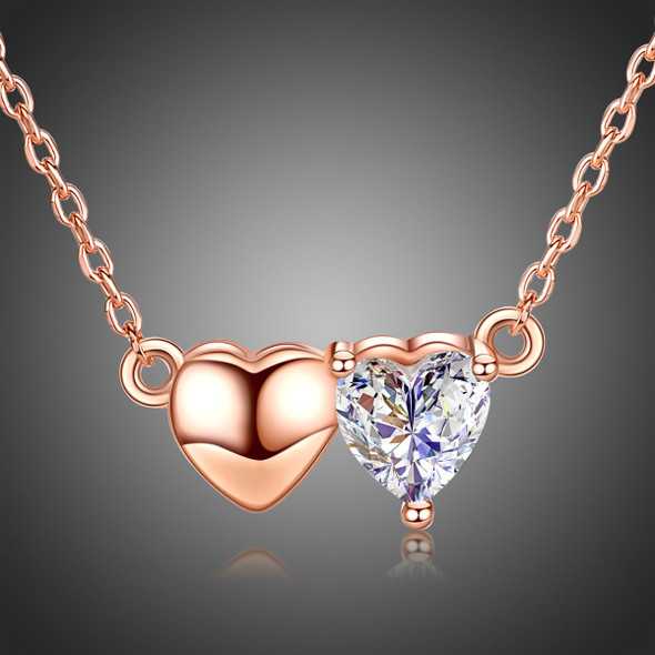 Buy Two Hearts Pendent Necklace Online to Australia