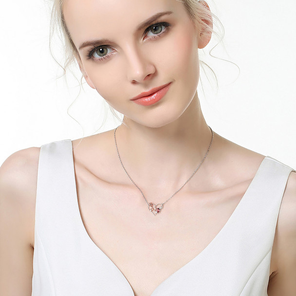 925 Sterling Silver Red Turquoise Pendant