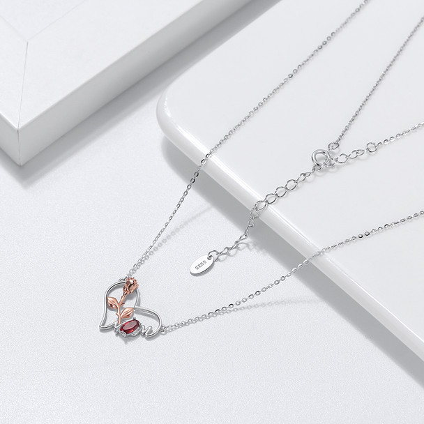 925 Sterling Silver Red Turquoise Pendant