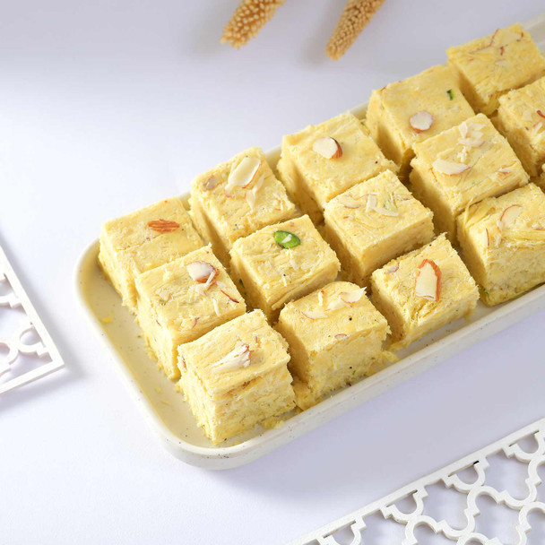 4 Religious Punjabi Rakhi Sweet & Choco Hamper