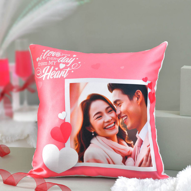Personalised Love Cushion with Personalised Love Mug Combo