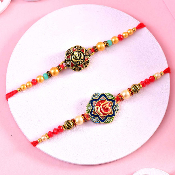 Ik Onkar and Khanda Sahib Rakhi Hamper