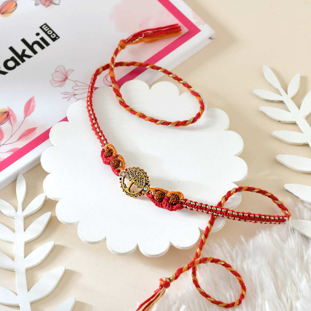 Divine "Kalp-Taru" Rudraksh Rakhi