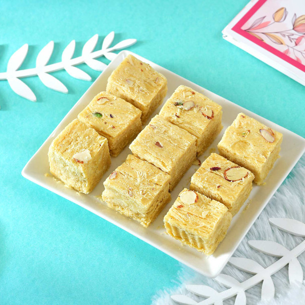 Evil Eye Protection Rakhi With Sweets