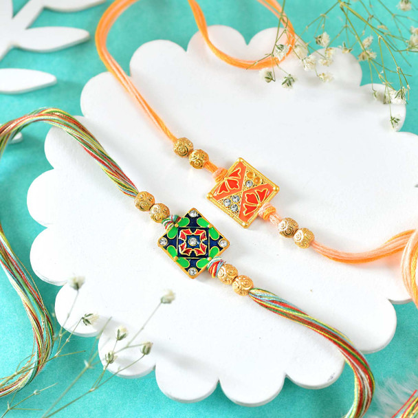 Pair of Traditional Rakhi
