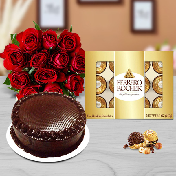 Great Flower Cake Combo -For USA
