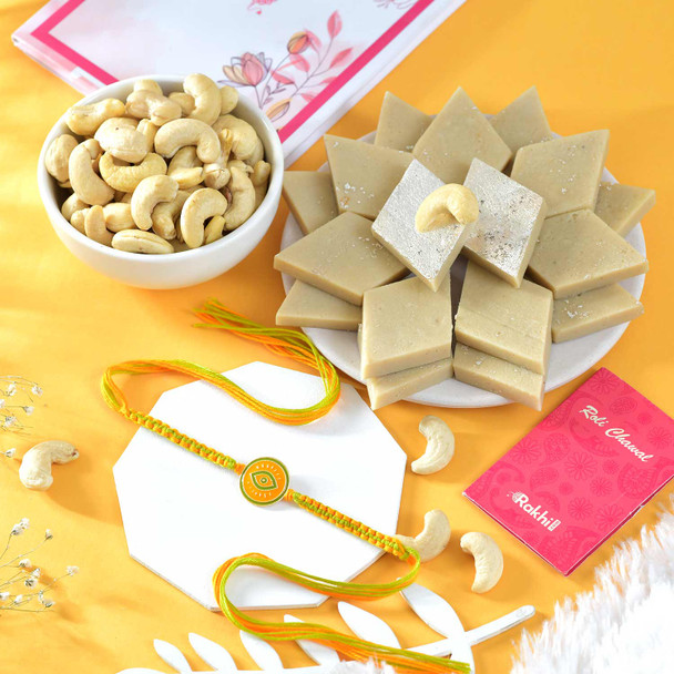 Premium Raksha Bandhan Kaju Delight Gift Hamper