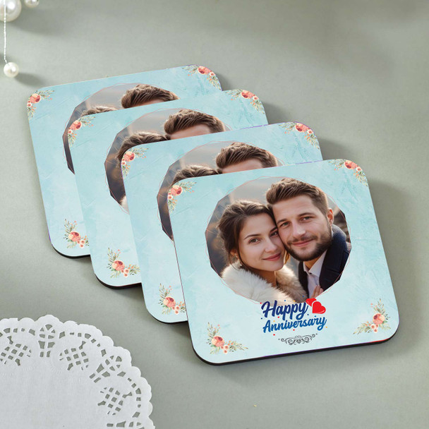 Anniversary Celebration With Personalized Mug & Tea coaster -For Canada