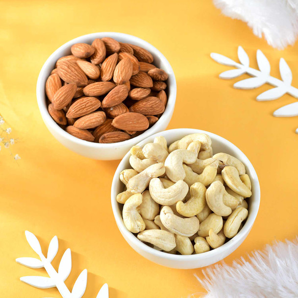 Traditional Meenakari Rakhi Set with Dryfruits