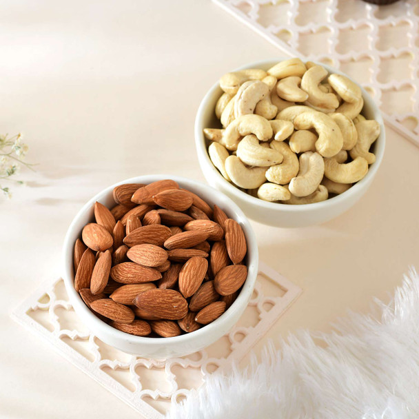 Traditional Meenakari Rakhi Set with Sweets & Dryfruits