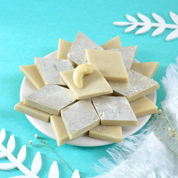 Green Turquoise Rakhi With Sweets & Chocolates - For USA