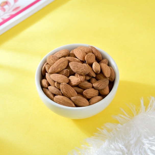 Alluring Rakhi With Almonds