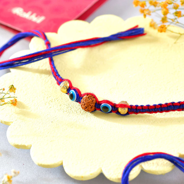Evil Eye Rudraksh Rakhi