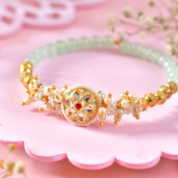 Sea Green Bhaiya Bhabhi Rakhi