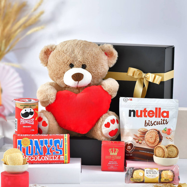 Love You This Much Teddy & Treats Treasure Gift Box