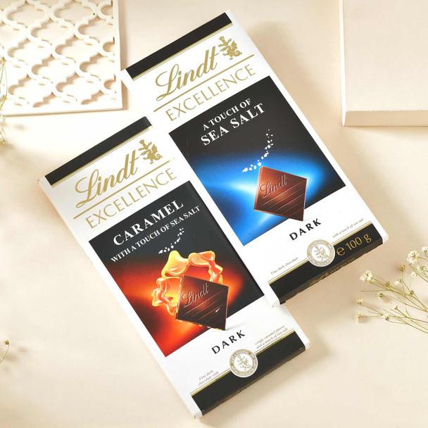 Delightful Lindt Chocolates with Rakhi