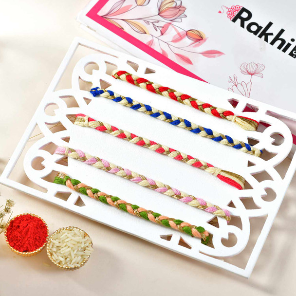 Five Fabulous Rakhi with  Lindor Assortment Chocolate