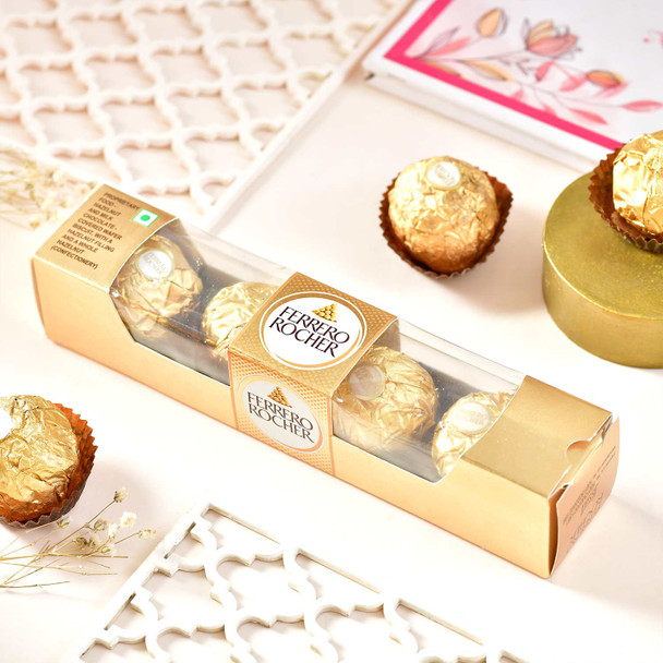 Bracelet Rakhi with Soan Papdi with Ferrero Rocher Chocolates