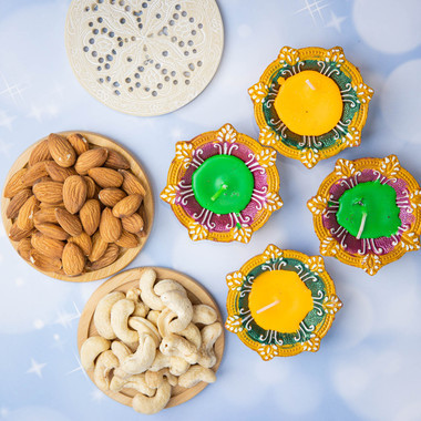 Diwali Celebration With Cashew And Almonds
