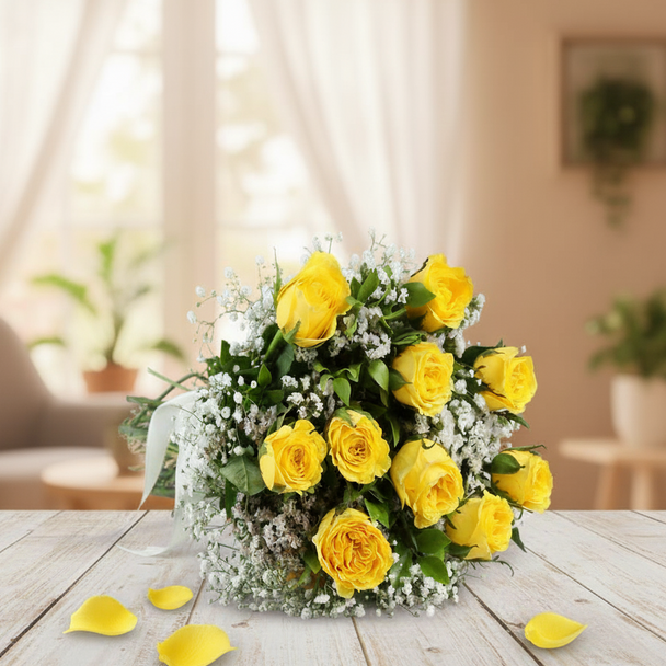Yellow Roses Bunch