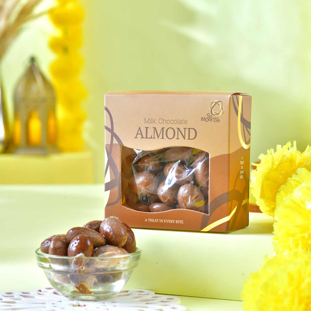 Bhaidooj Thread with Milk Chocolate Almond