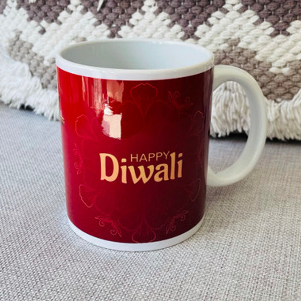 Diwali Personalised Mug and Soan Papdi Gift