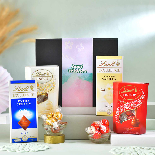 Best Wishes Lindt Chocolate Combo Best Wishes Lindt Chocolate Combo