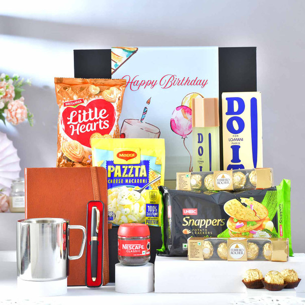 Birthday Treat and Essentials Gift Hamper
