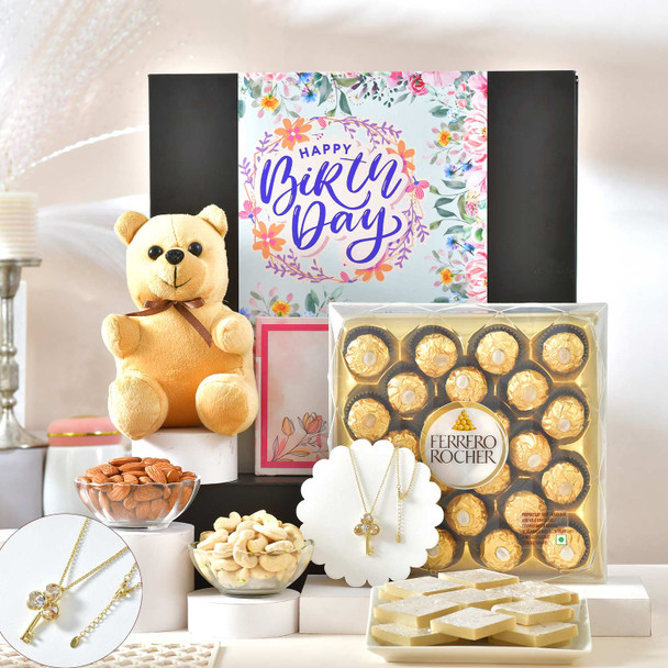 Golden Sweetheart Birthday Gift Box