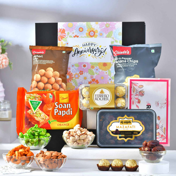 Anniversary Treasures Gourmet Gift Box