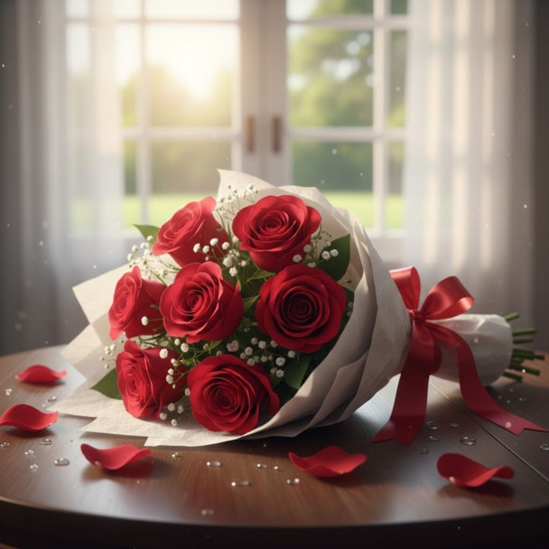 Eternal Love Red Rose Bouquet