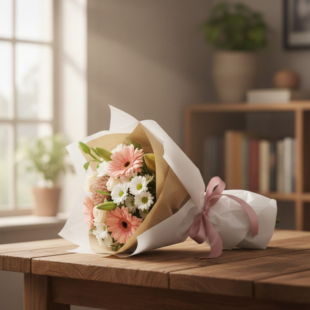 Blush Garden Hand-Tied Bouquet