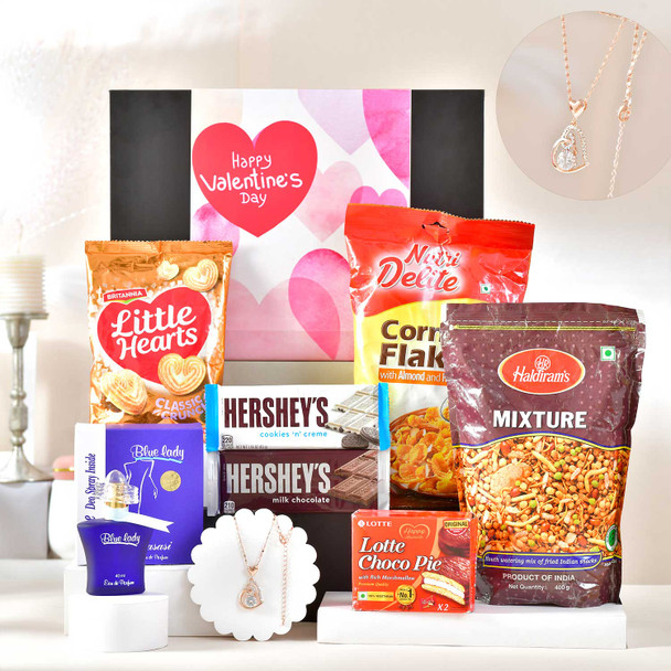 Valentine's Day Romance Perfume & Chocolate Hamper