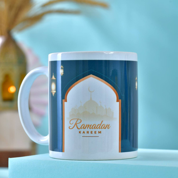 Personalized Ramadan Kareem Cushion & Mug Gift Set