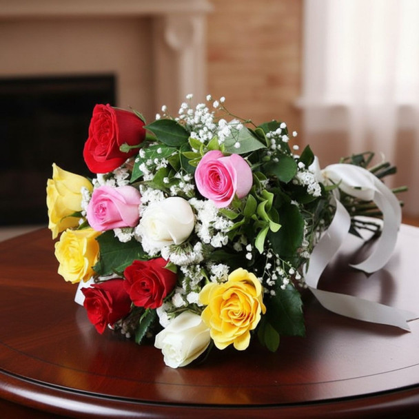 Colorful Roses Bouquet