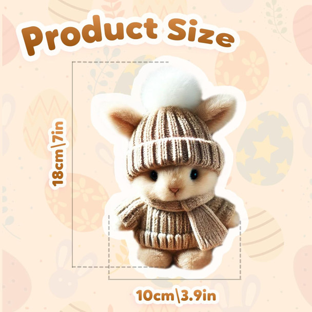 Blue Mini Bunny Easter Gift with Card