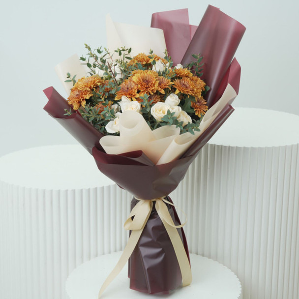 Peach Radiance Floral Bouquet